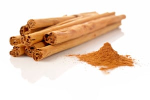 Cinnamon sticks and powder for gout